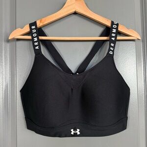 Under Armour Black Infinity High Impact Sports Bra Size XL